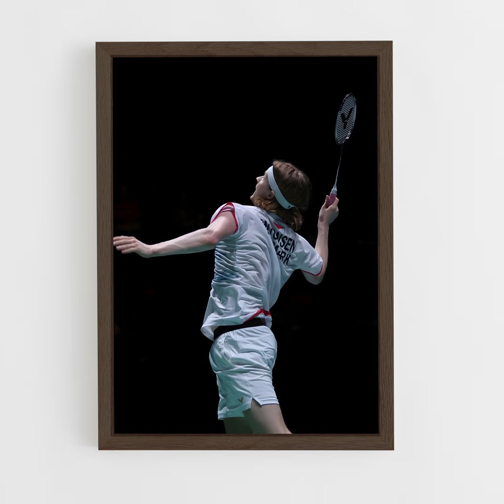 Poster Anders de antonsen – affiche Badminton (vue 5)